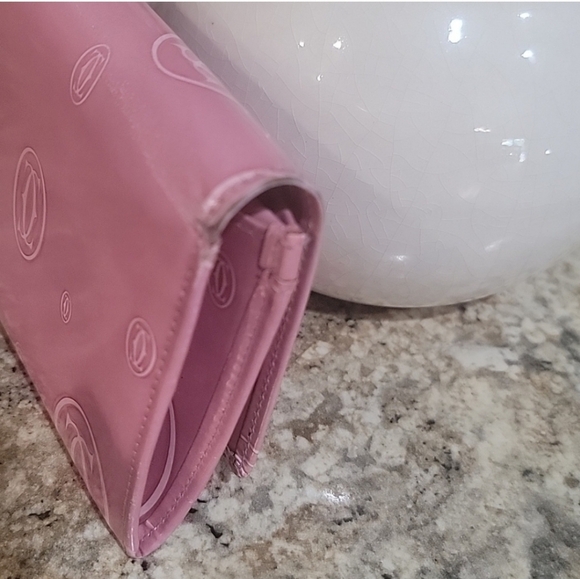 Cartier Pink Patent Leather Happy Birthday Limited Edition Wallet - Picture 6 of 11